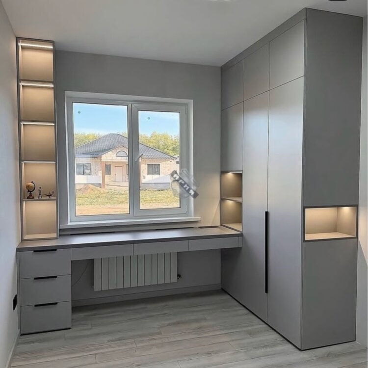 Распашной Шкаф Ария78 (с рабочей зоной)