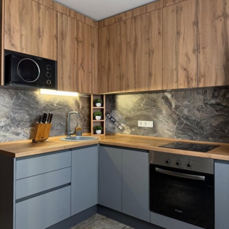 Кухня Ария86 (с витриной)