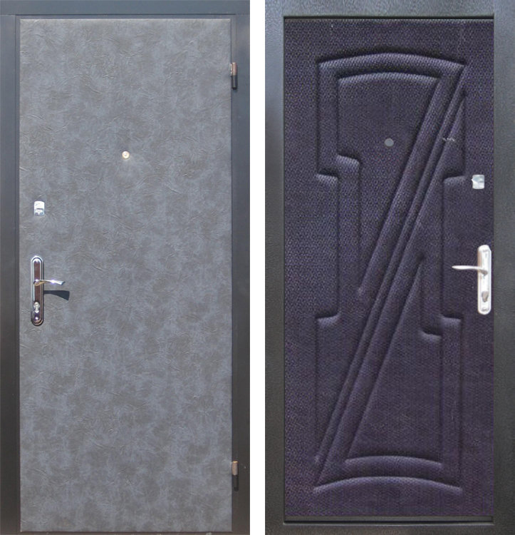 Дверь металлическая с декоративной отделкой винилискожей 6